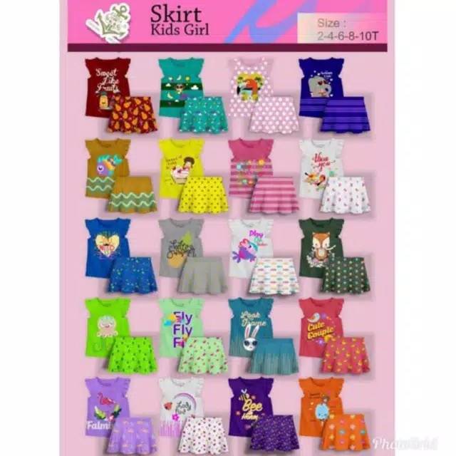 Setelan rok okbg 10pcs