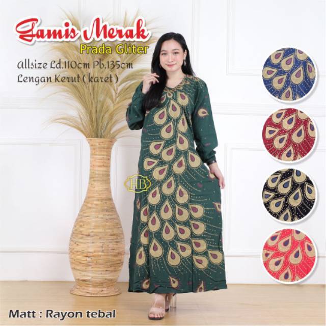 gamis rayon prada