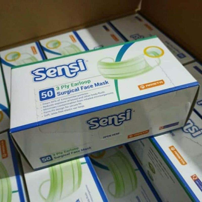 Masker Sensi Earloop 1box isi 50pcs