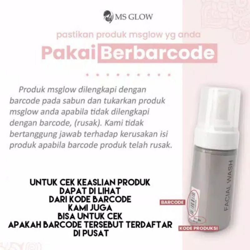 facial wash ms glow