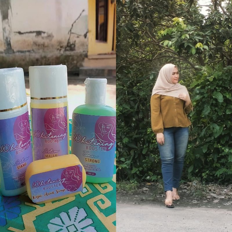 PAKET KOMPLIT BOOSTER SUPER WHITENING