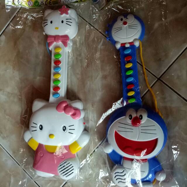 Gitar Hello Kitty & Doraemon