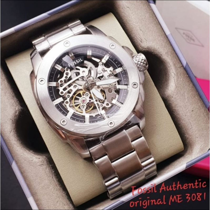 Jam Tangan Fossil ME3081 Silver Automatic