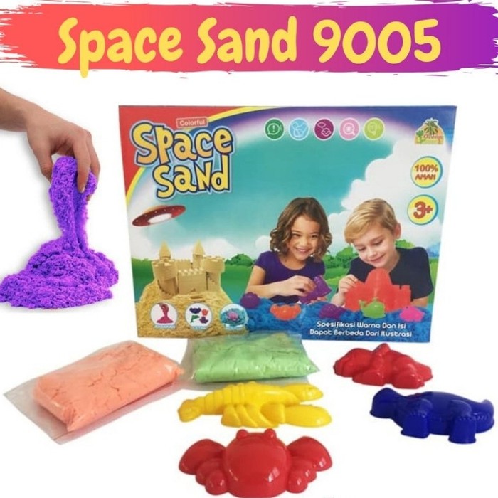 Mainan pasir space sand pasir