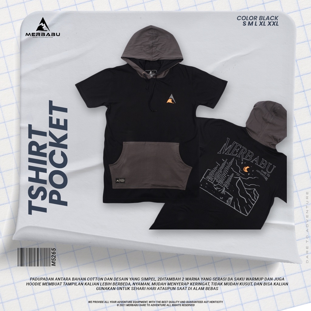 Merbabu Tshirt Pocket Original