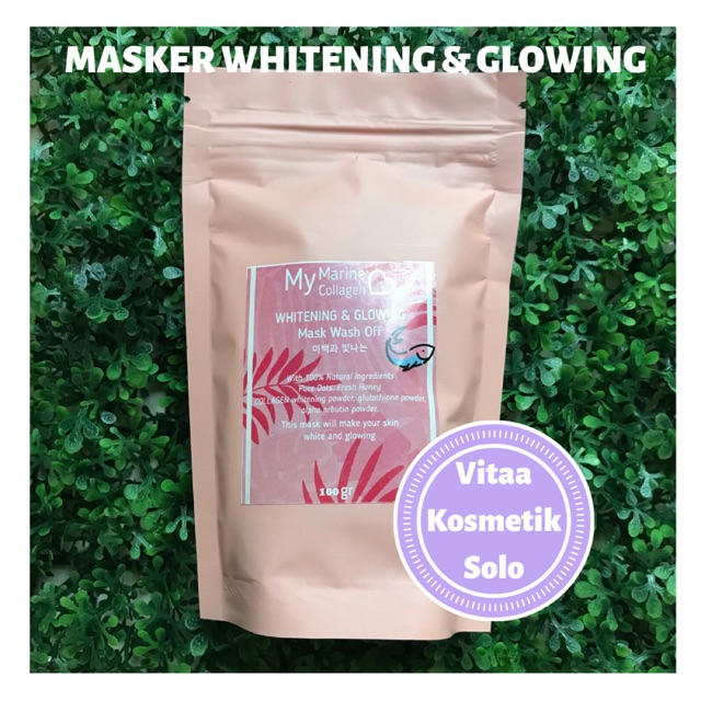 MASKER WHITENING & GLOWING