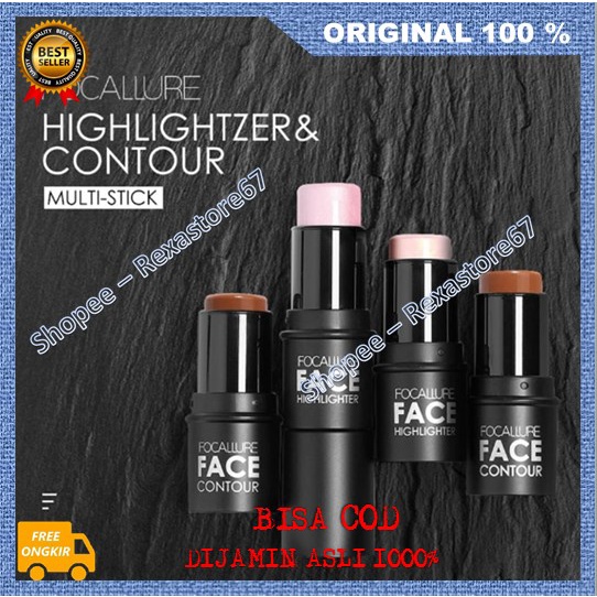 [BISA COD] FOCALLURE Highlighter & Contour Multi Stick ORIGINAL
