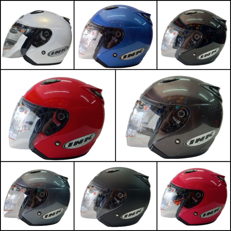HELM INK HALF FACE INK CENTRO 100% ORIGINAL