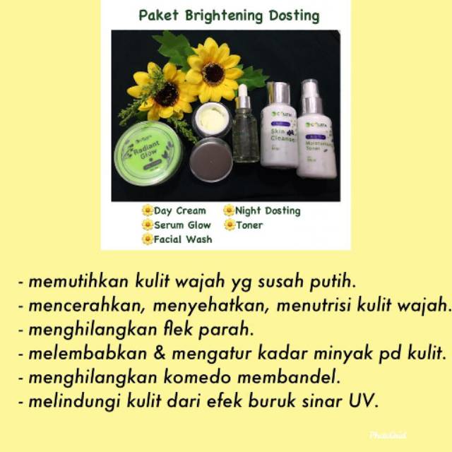 Paket brightening dosting 15 gr
