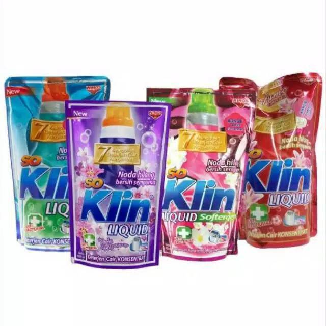 So Klin Liquid Deterjen Cair 800/750 mL
