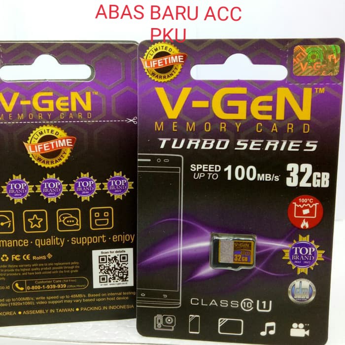 MICRO SD / MEMORY CARD V-Gen Class 10 32GB / 64gb Class 10