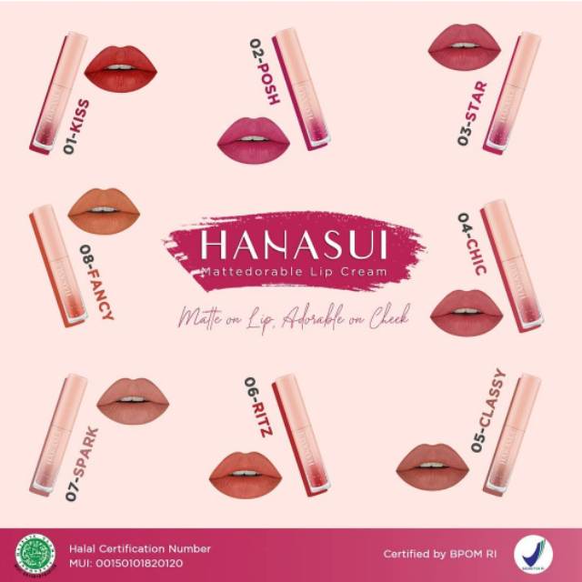 Hanasii lipcream mattedorable