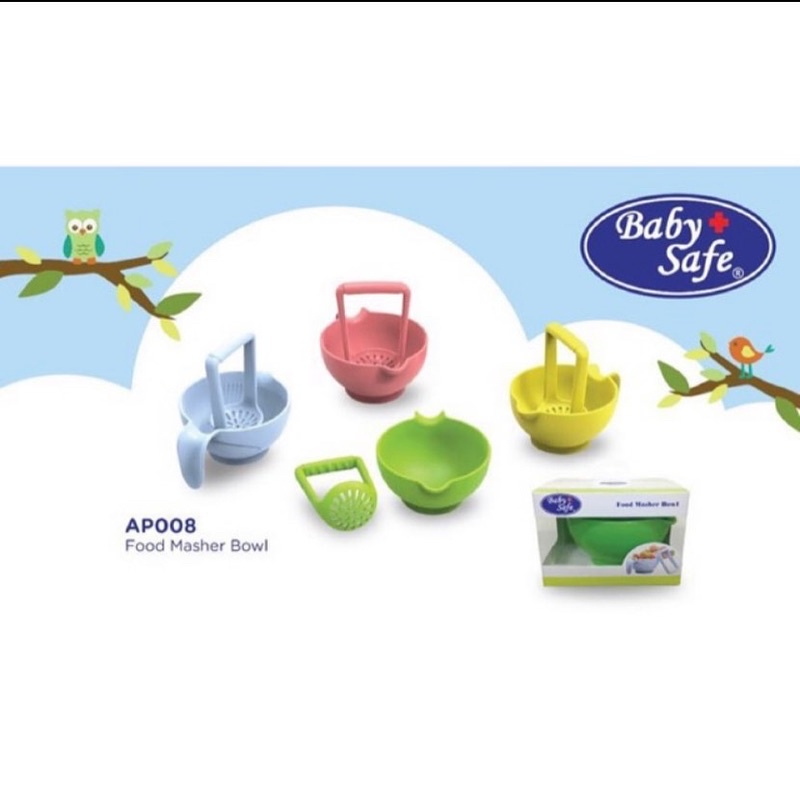 BabySafe masher bowl