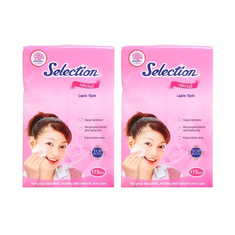 Kapas Selection Facial Lapis Tipis 175 Pcs