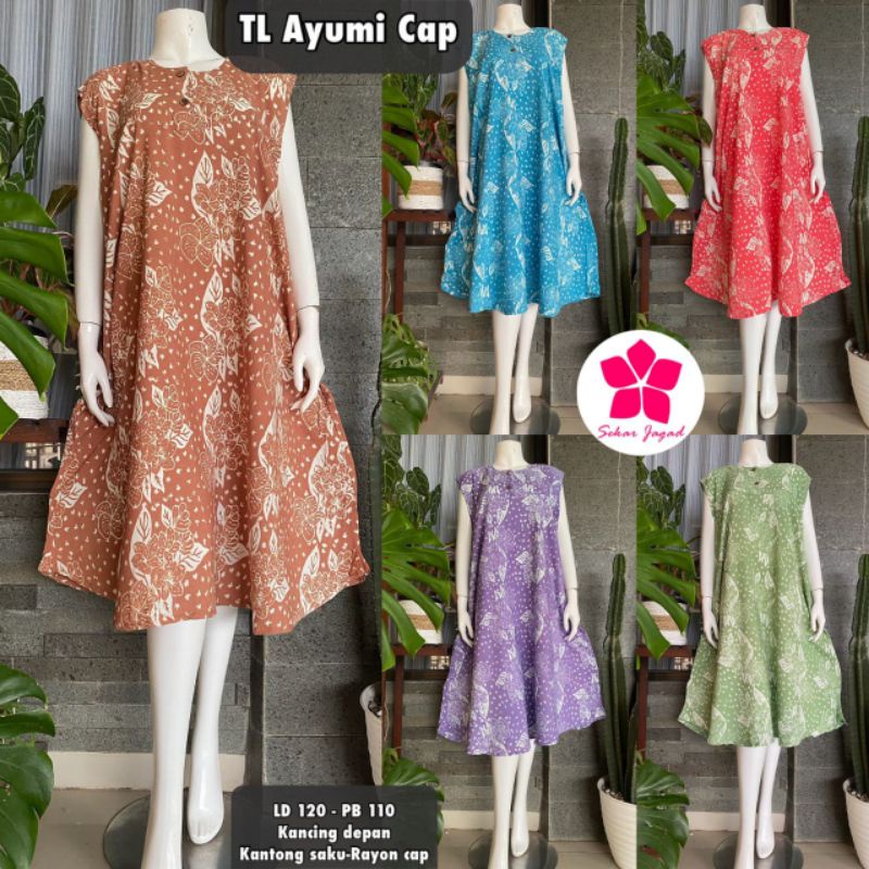 Daster Ayumi Cap Tanpa Lengan