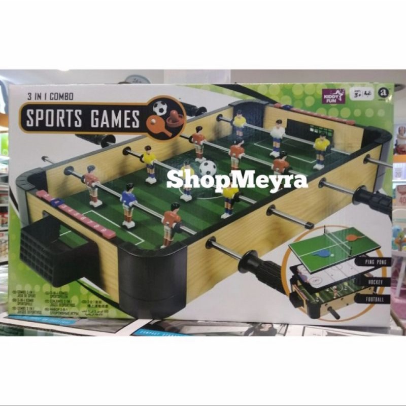 Kiddy Fun Tabble Games 3in1 Combo