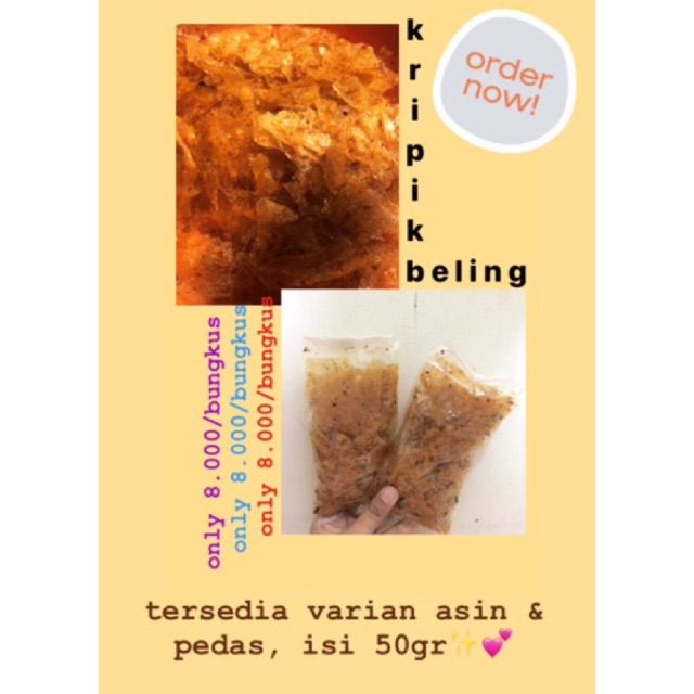 Kripik Kaca / Keripik Beling