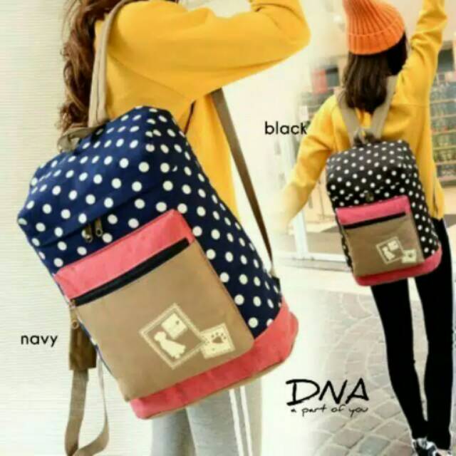 Ransel dna polka bear