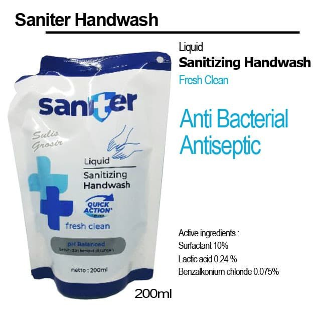 Saniter Handwash Pouch 200 ml