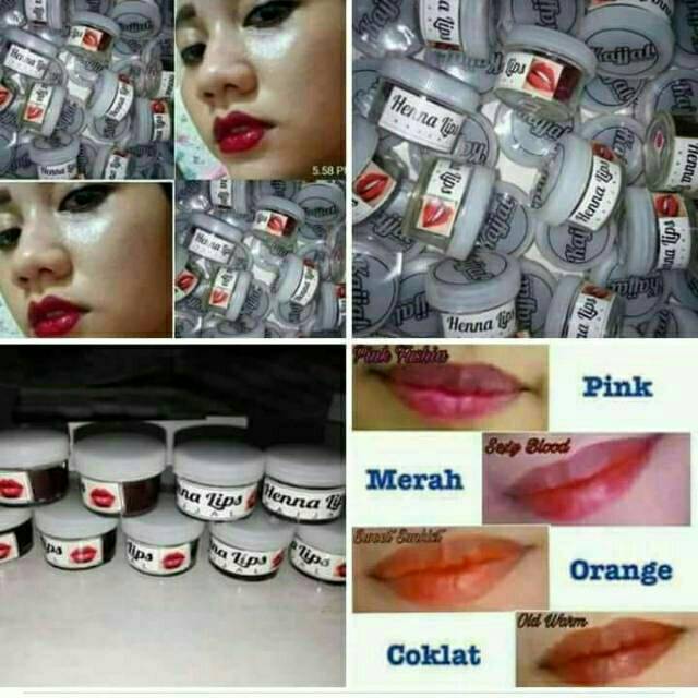 Henna bibir