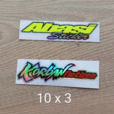 sticker korban nitizen