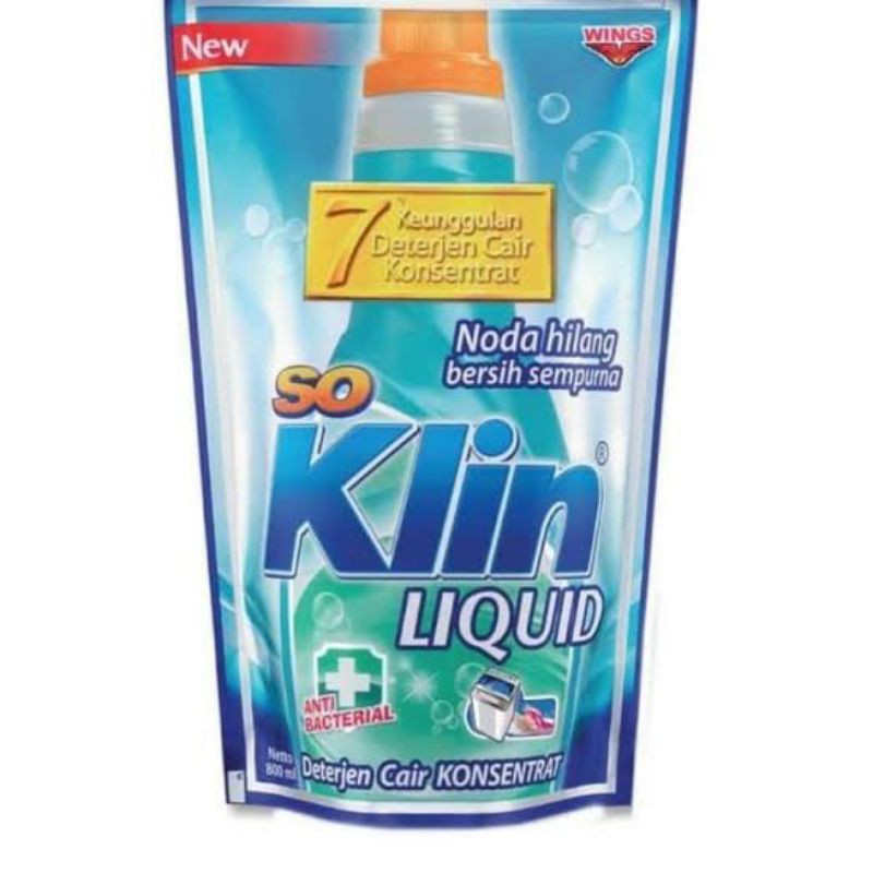 So Klin Liquid Blue 750ml