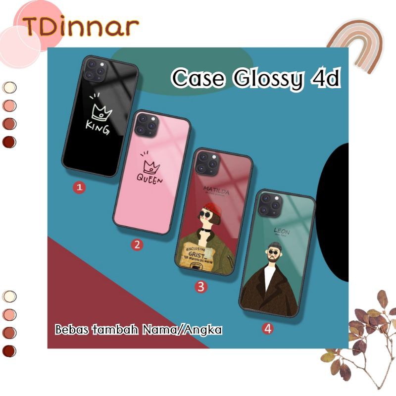 COD-Case Couple Costume bebas tambah nama/logo