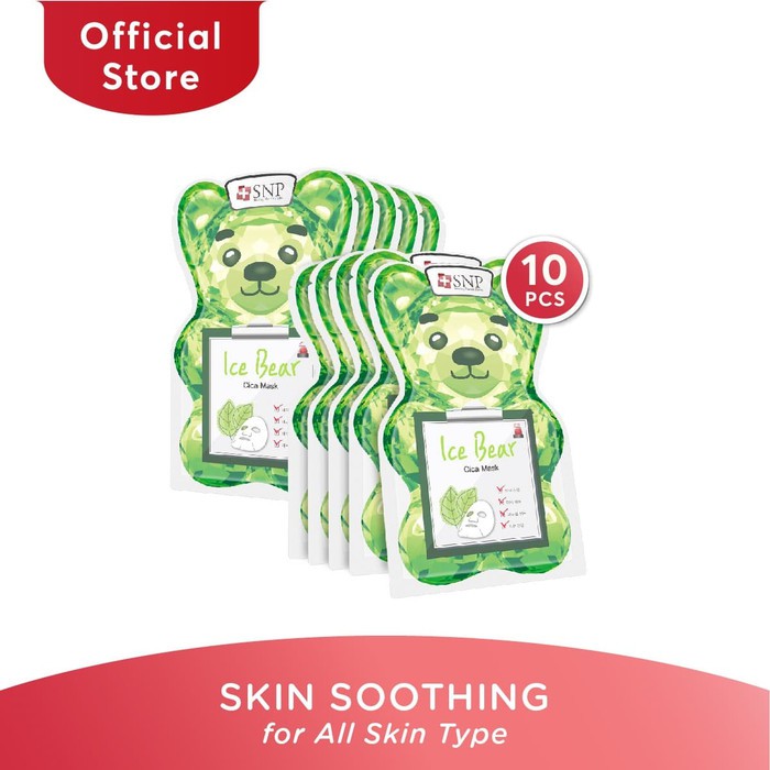 SNP Ice Bear Cica Mask Bundle 10 pcs