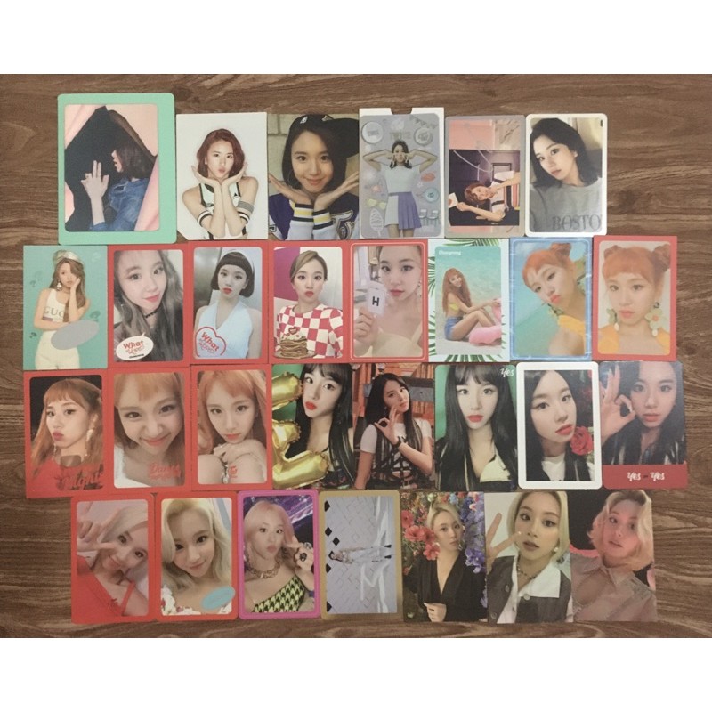 TWICE CHAEYOUNG PHOTOCARDS