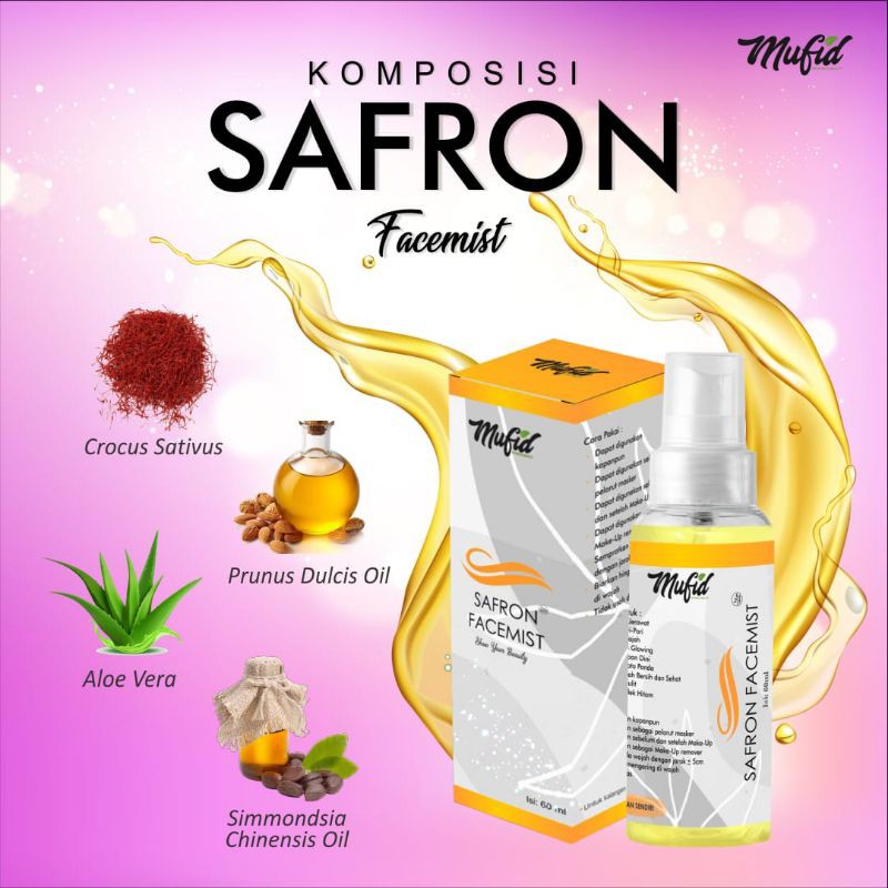 Facemist Saffron Mufid/Mufid Saffron/Toner
