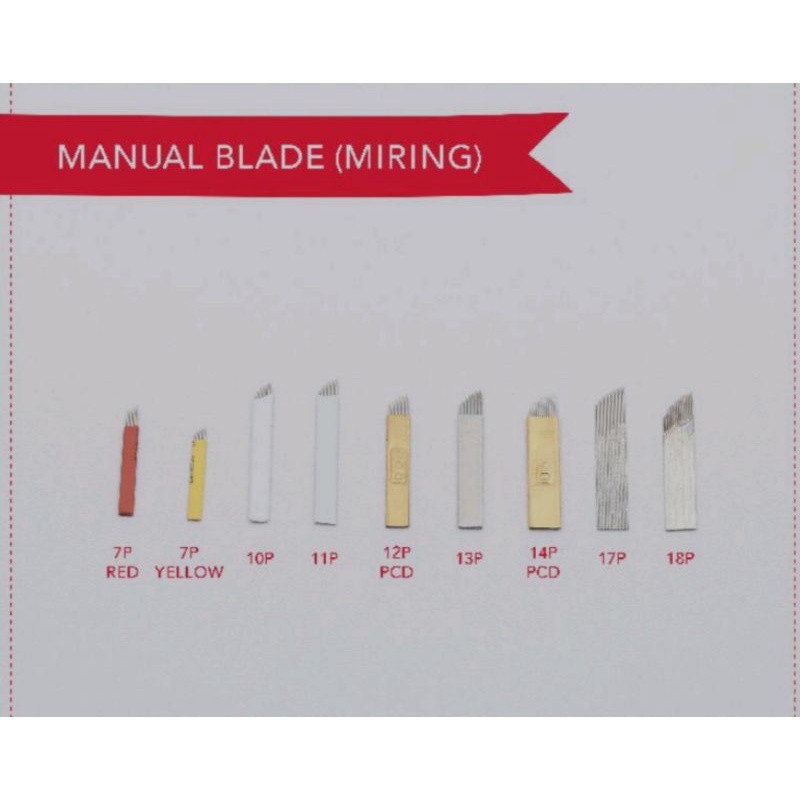 BLADE PISAU SULAM ALIS MICROBLADING