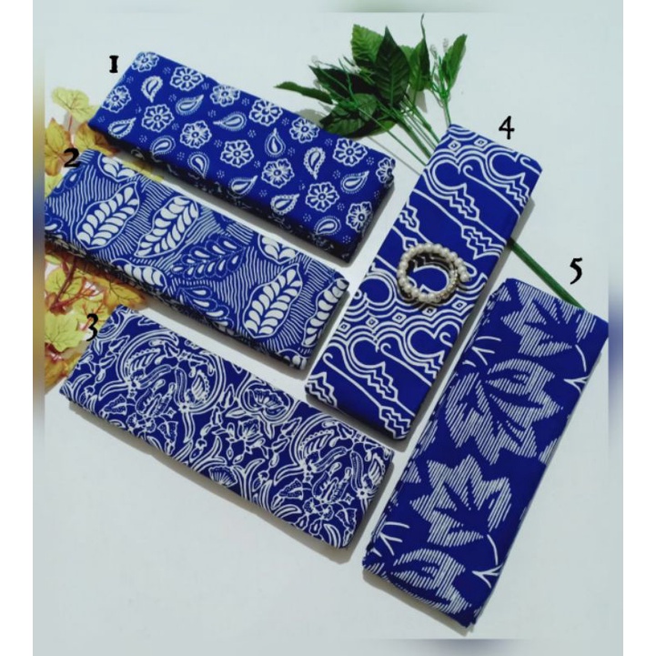 KAIN BATIK CAP PARANG BIRU 2MTR