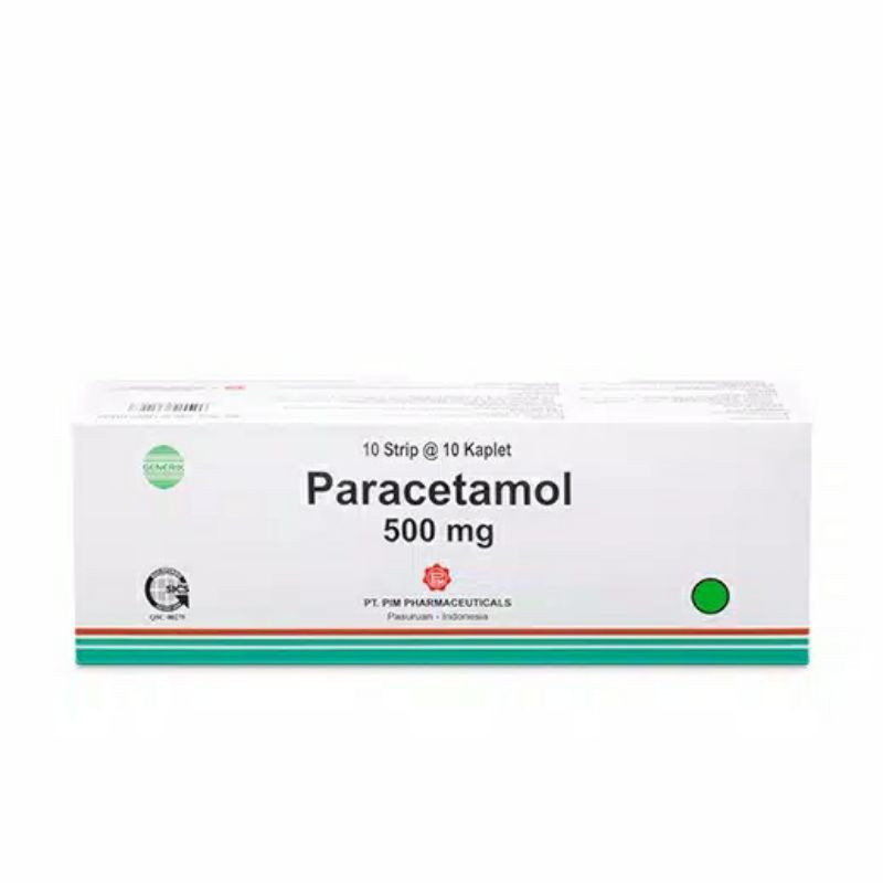 Paracetamol 1box 100tab