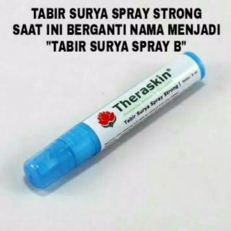 theraskin tabir surya spray strong b