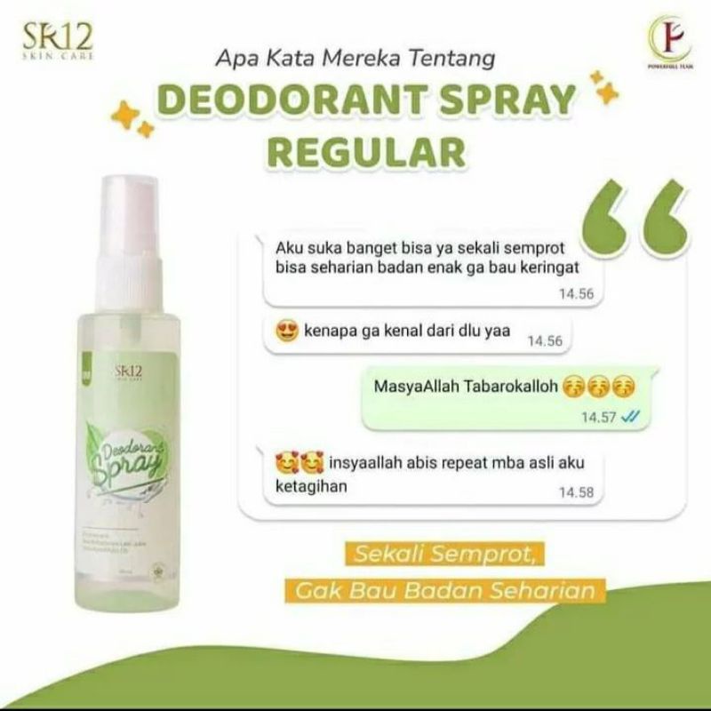 Deodorant Spray Regular SR12