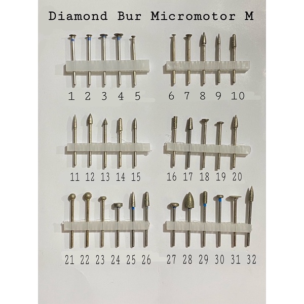 Micromotor Diamond Bur M