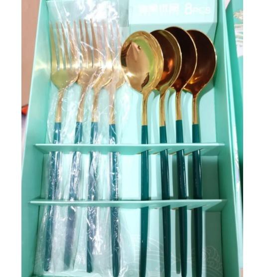 Tableware Gift Box Sendok Garpu Korea D96O