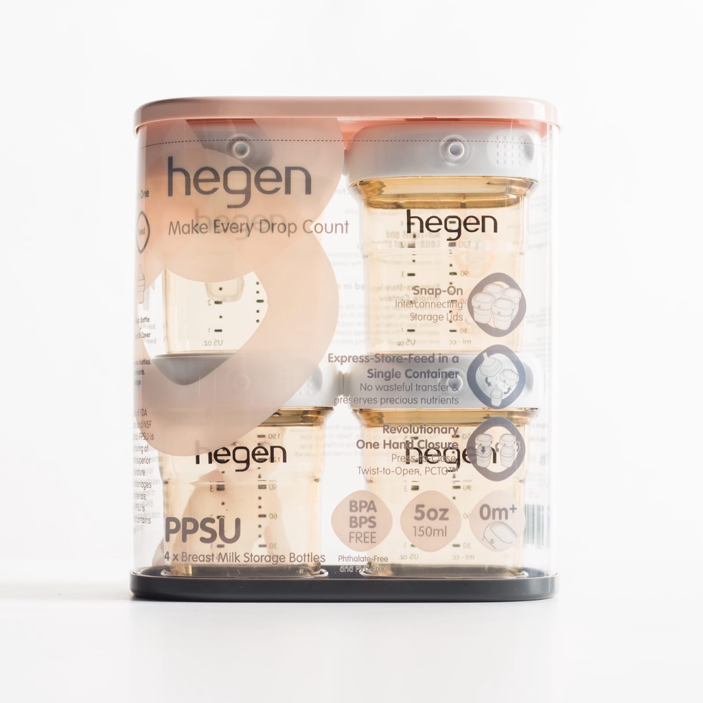 HEGEN STORAGE 150ML (4 PCS)
