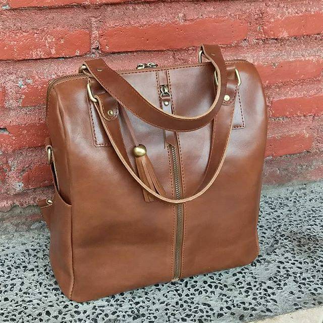 Tas ransel 3n1 kulit sapi havana