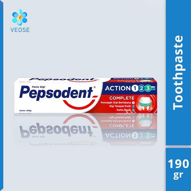 Pepsodent Action 123 Complete - 190gr (Toothpaste)