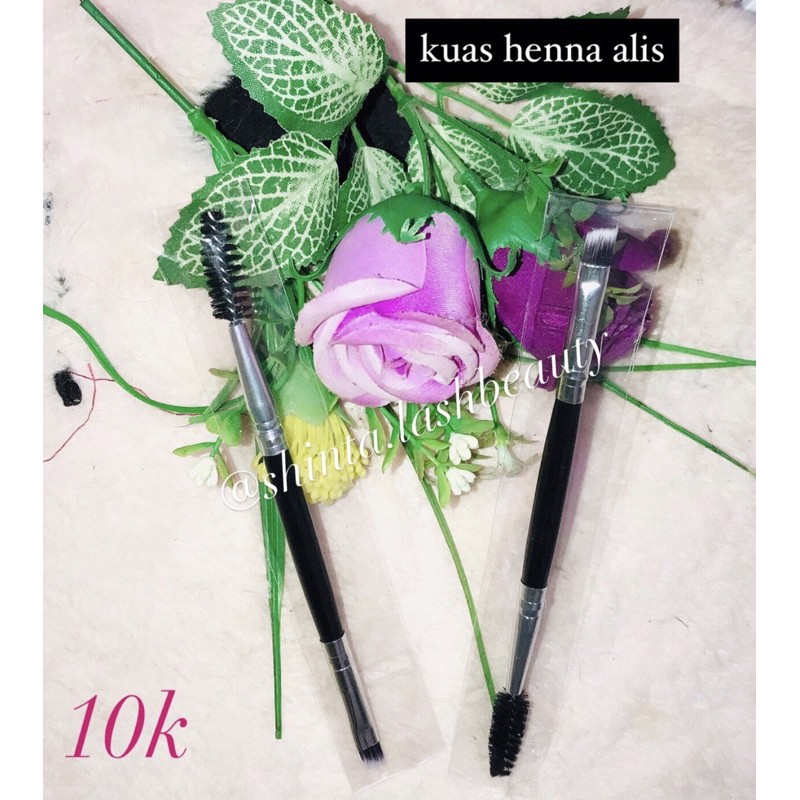 kuas henna alis 2in1