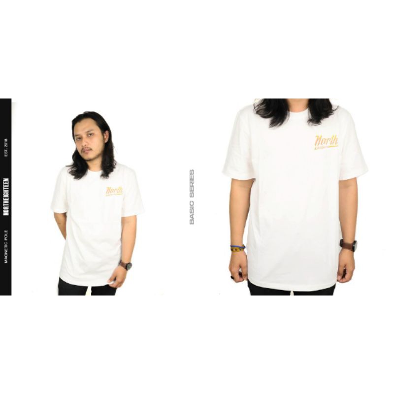 NORTHEIGHTEEN T-Shirt Basic Series Putih