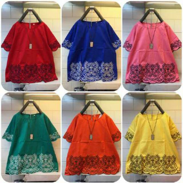 Blouse katun bordir 69352