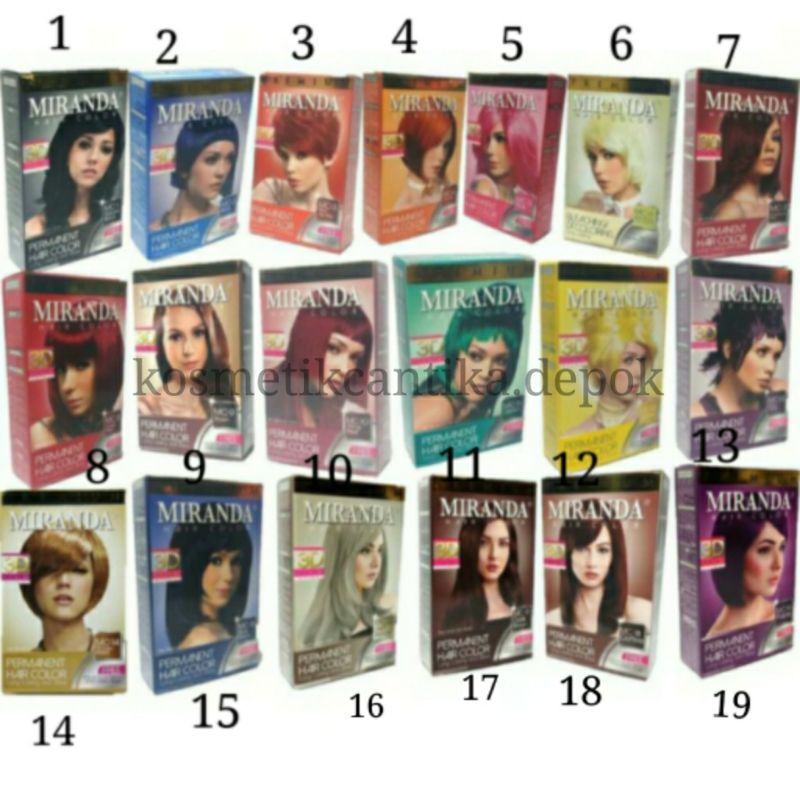 CAT RAMBUT MIRANDA/100% ORIGINAL