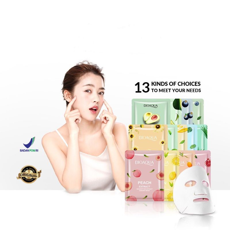 Bioaqua Sheet Mask - Masker Tissue Wajah