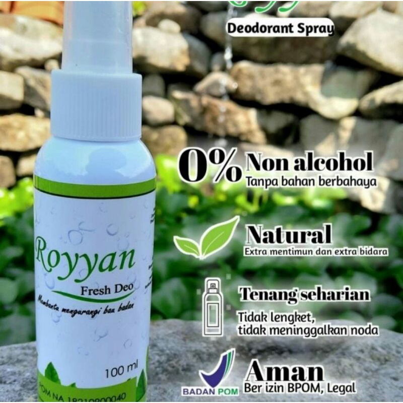 Deodrant spray Royyan Frresh