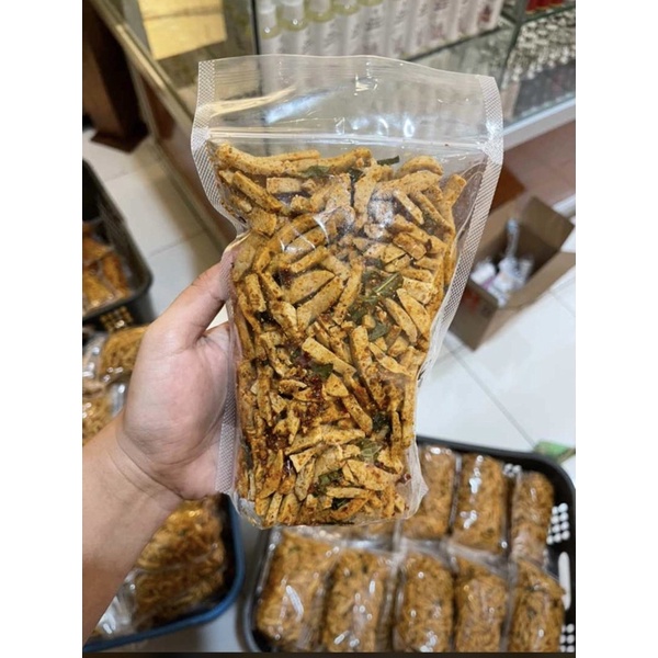 Basreng bumbu daun jeruk pedas