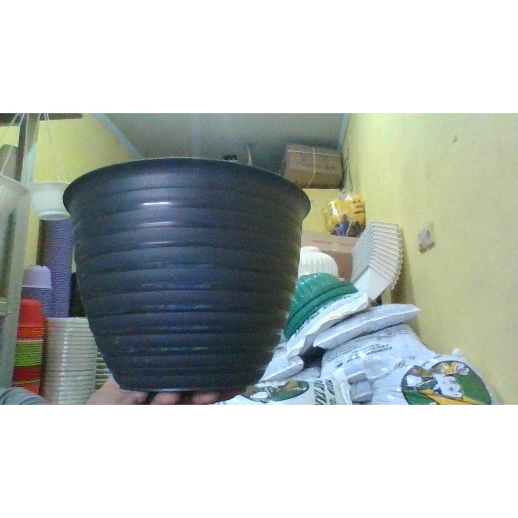 pot bunga madu 30 hitam