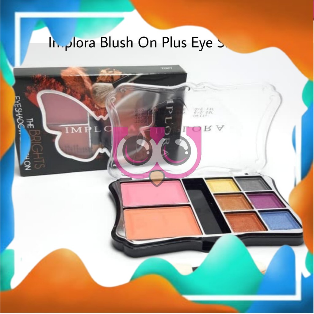 EYESHADOW + BLUSH ON IMPLORA 2IN1