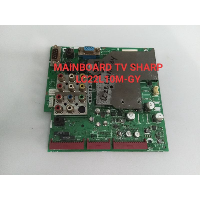 MAINBOARD TV SHARP LC22L10M-GY ORIGINAL NORMAL TESTED